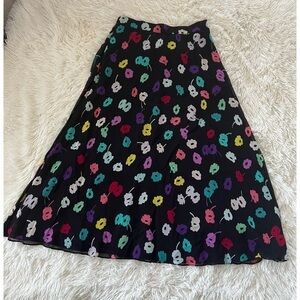 ESCADA Floral Print Midi - size 36 US S